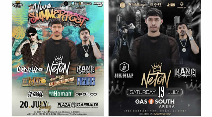 Tras su presentación en EL LAMC, KANE RODRÍGUEZ anuncia shows junto a NETON VEGA en DULUTH, GA Y CHICAGO, IL
