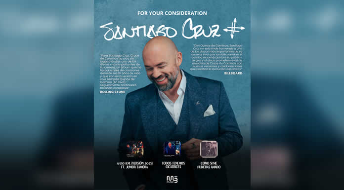 Para su consideración en los LATIN GRAMMY® SANTIAGO CRUZ
