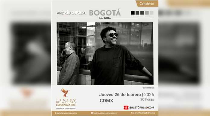 ANDRÉS CEPEDA regresa a MÉXICO con su tour “BOGOTÁ LA GIRA”