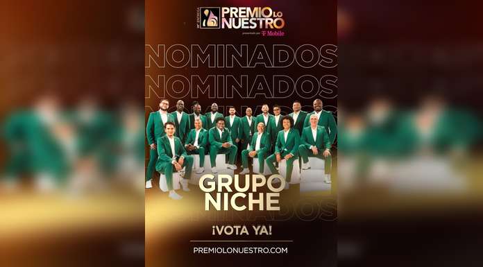 GRUPO NICHE celebra su nominación a PREMIO LO NUESTRO 2026 por COLABORACIÓN DEL AÑO – TROPICAL