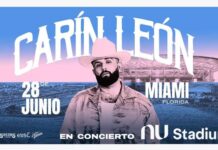 CARÍN LEÓN será el primer artista en presentarse en el NU STADIUM de MIAMI FREEDOM PARK
