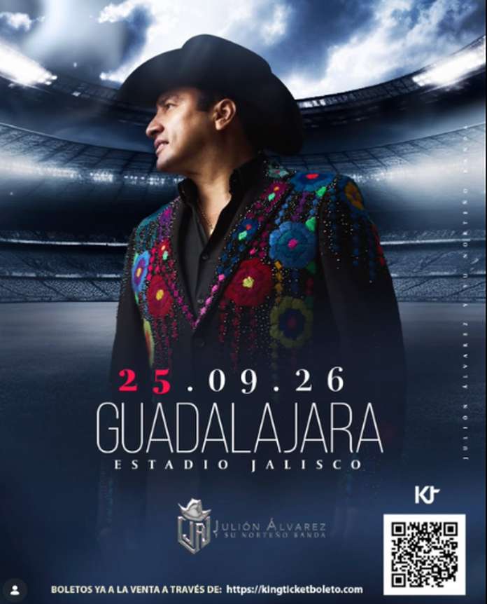 JULIÓN ÁLVAREZ anunció MAGNO CONCIERTO en el ESTADIO JALISCO