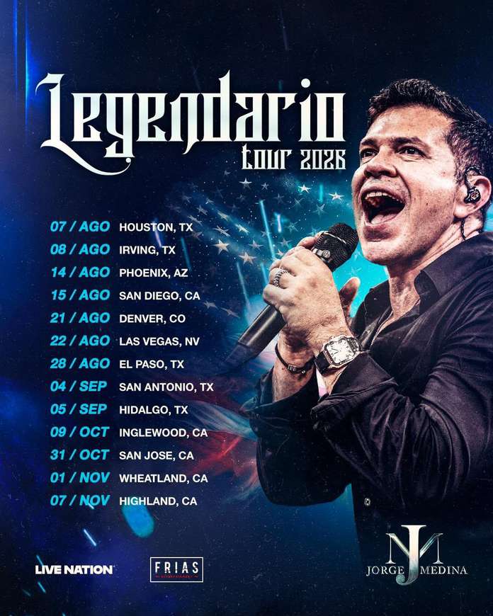 JORGE MEDINA llega a ESTADOS UNIDOS con su “LEGENDARIO TOUR”