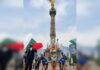 LA SONORA SANTANERA cimbró con su música EL ÁNGEL DE LA INDEPENDENCIA