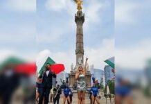 LA SONORA SANTANERA cimbró con su música EL ÁNGEL DE LA INDEPENDENCIA